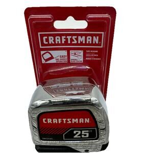 Craftsman 25 ft Chromelock Tape Measure CMHT37365 NEW {138}